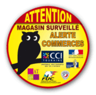 Logo alerte commerce